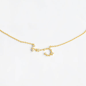 Zodiac Constellation Pendant (Scorpio) - Gold